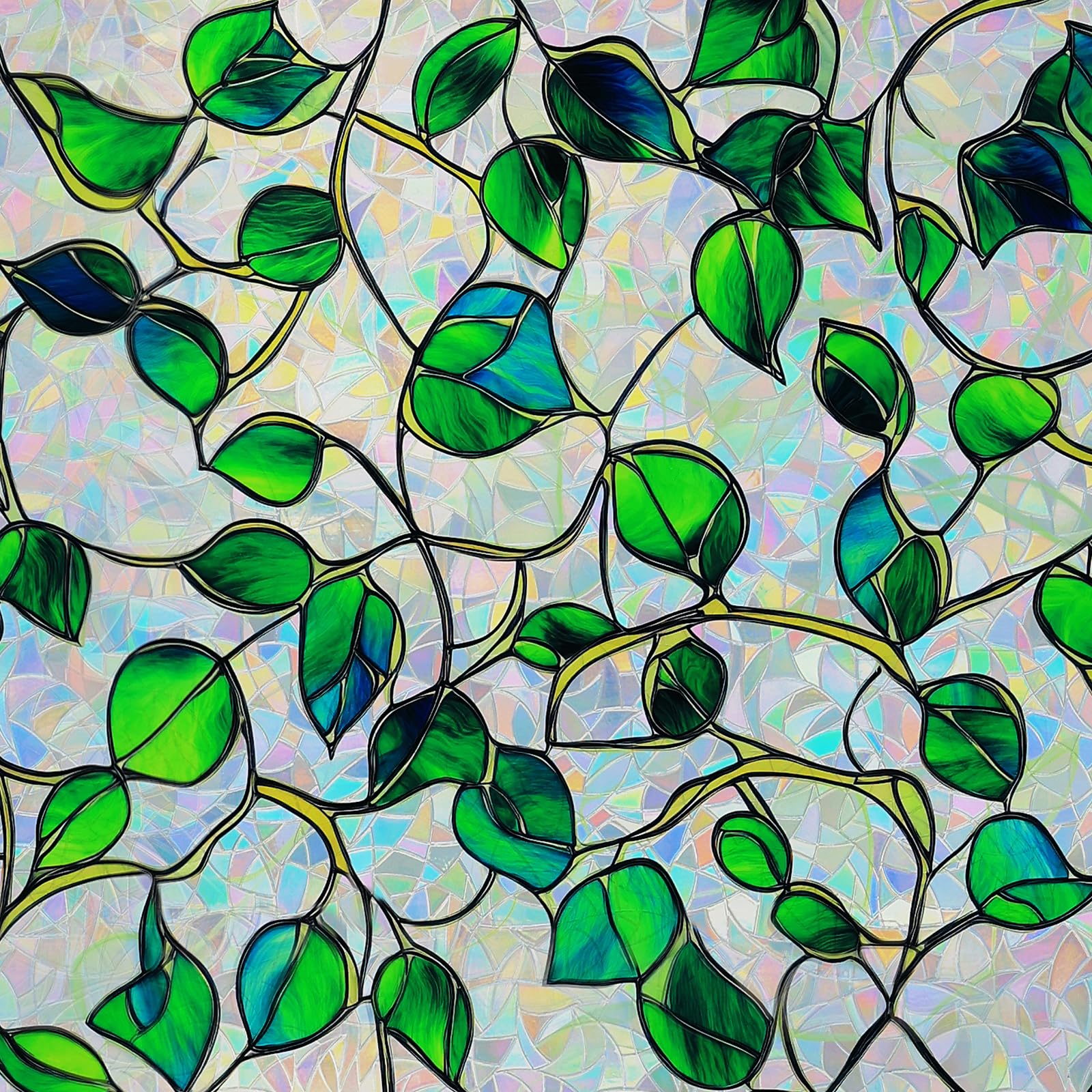 somwise ventana privacidad arcoiris: privacidad diurna con entrada de luz suave