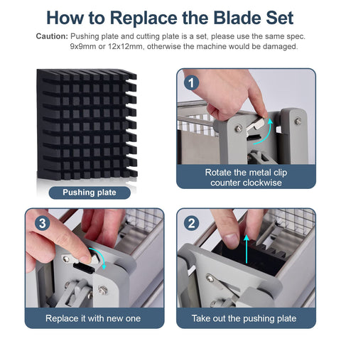 Caja de corte Sopito recibe patatas enteras para una pasada rápida.