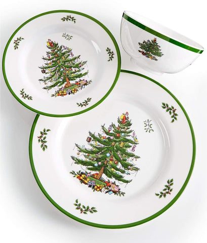 Spode uso interior y exterior, ideal para picnic navideño.
