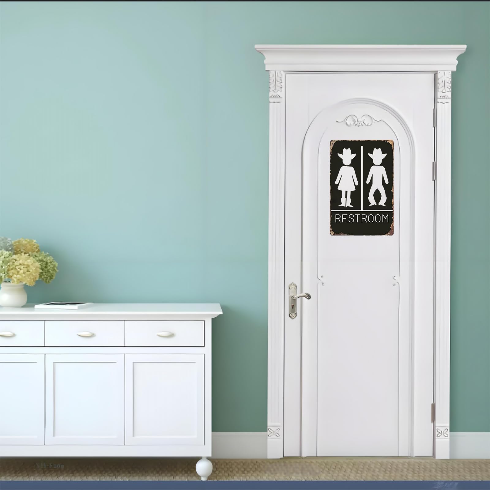 Stmoau señal de aseo divertida, aporta humor y personalidad en cualquier espacio