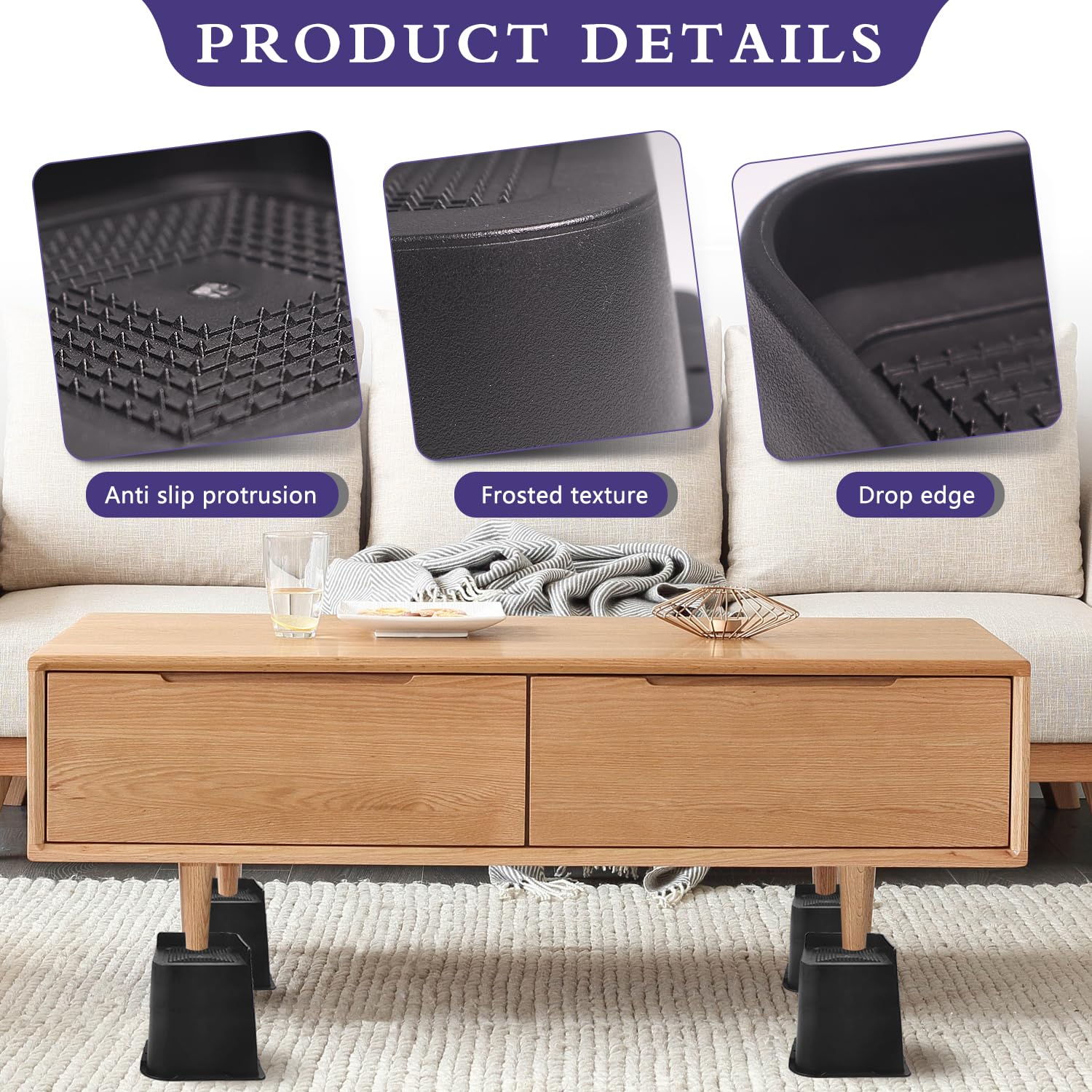 Sunifier uso dormitorio y sala: adaptables a camas, sofás y mesas.