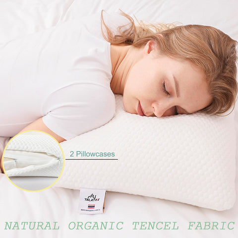 TalatexHome Almohada Talalay Natural, sistema de ventilación que favorece la temperatura.