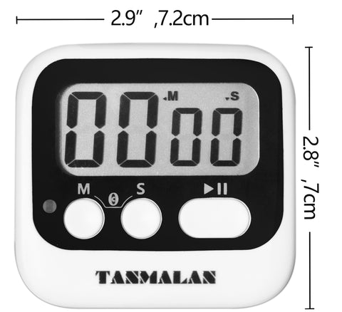 Temporizador Tanmalan con respaldo magnético para superficies metálicas.