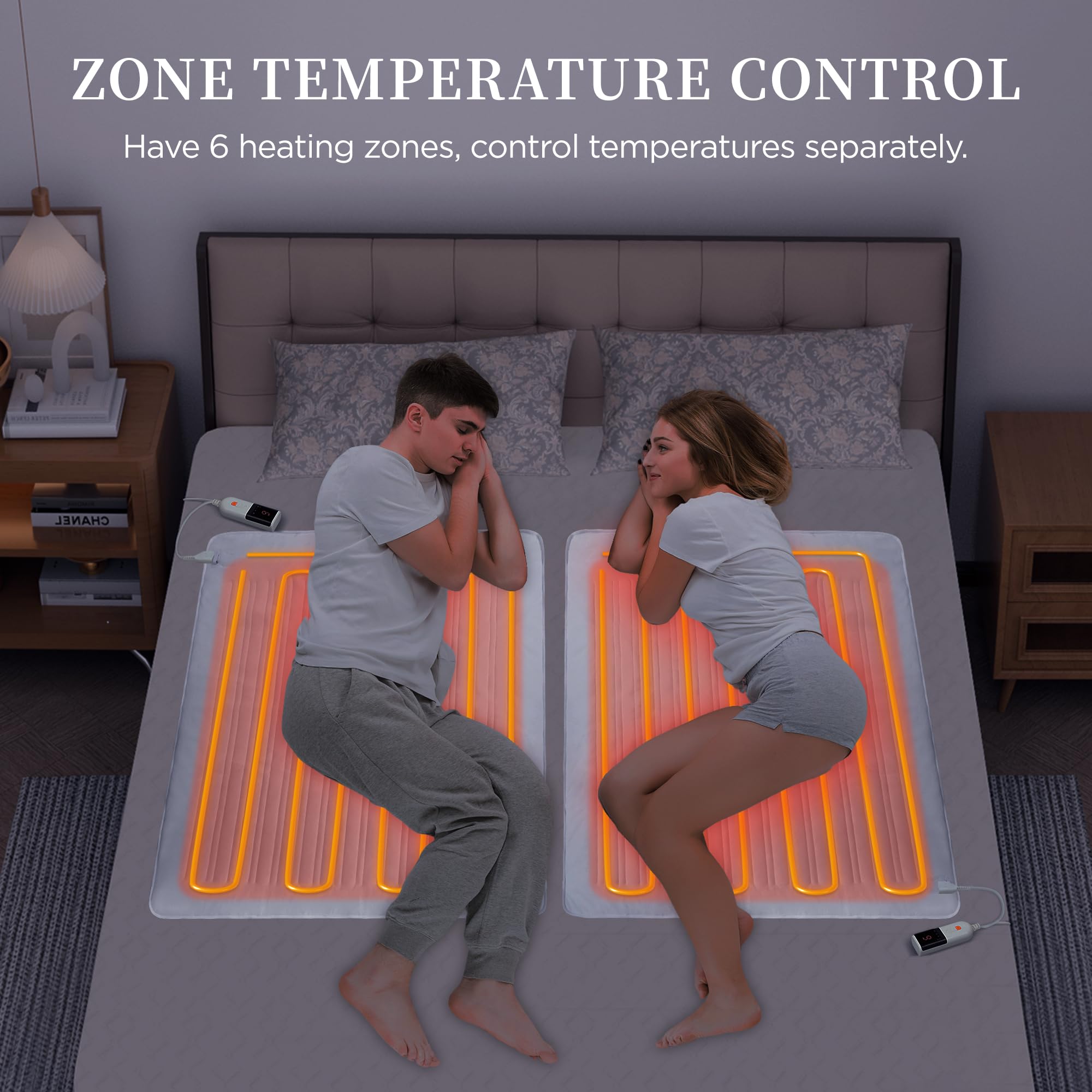 Texciting tecnología de calor rápido para un inicio de sueño agradable