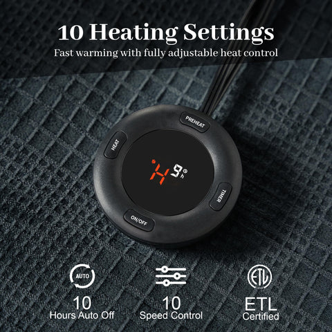 Texciting controles duales para ajustar calor en cada lado.