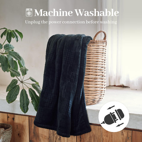 Texciting cobija lavable a máquina para limpieza fácil.