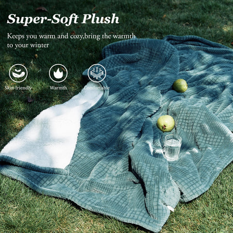 Texciting manta lavable a máquina para limpieza rápida.