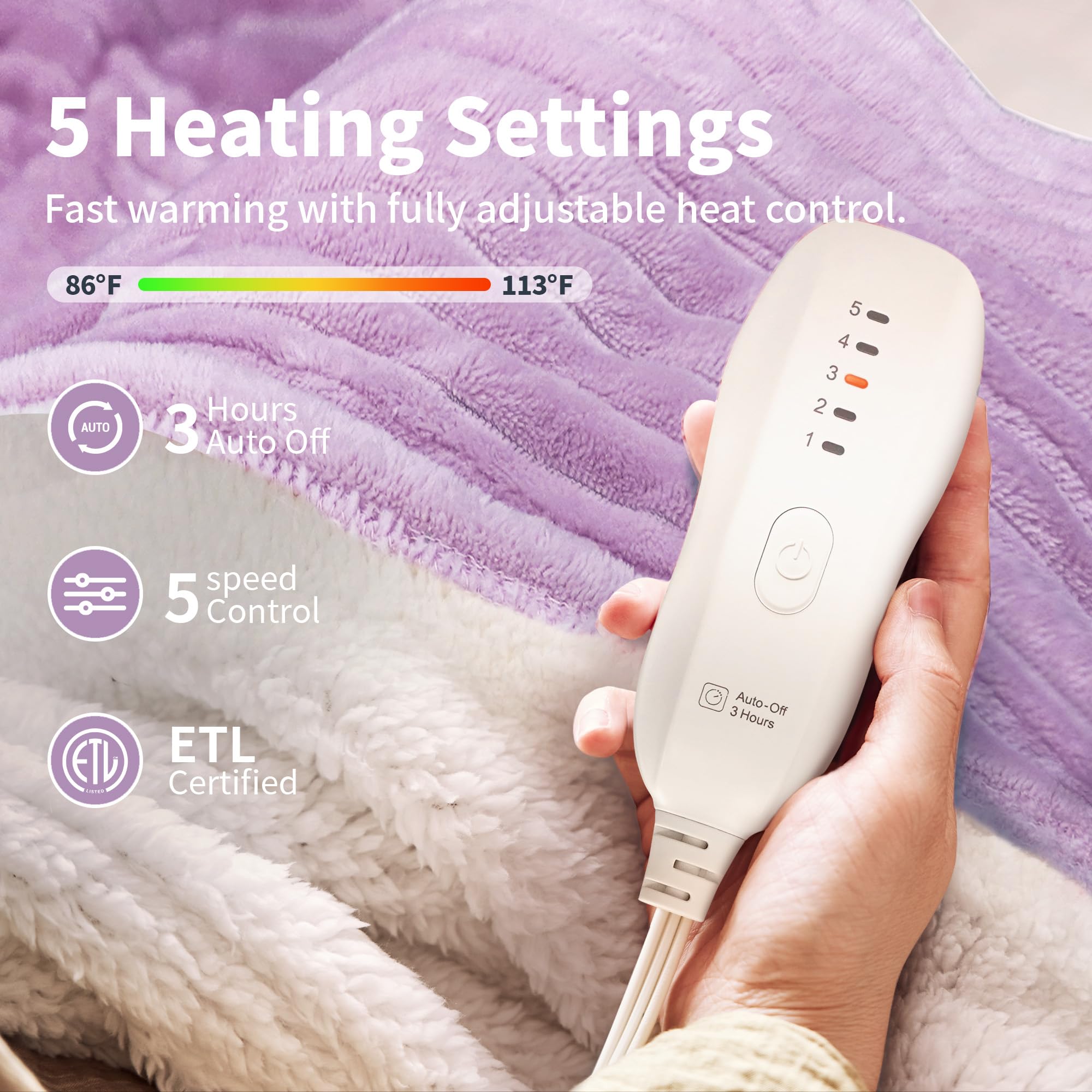 Manta Texciting de tacto ultra suave para mayor confort