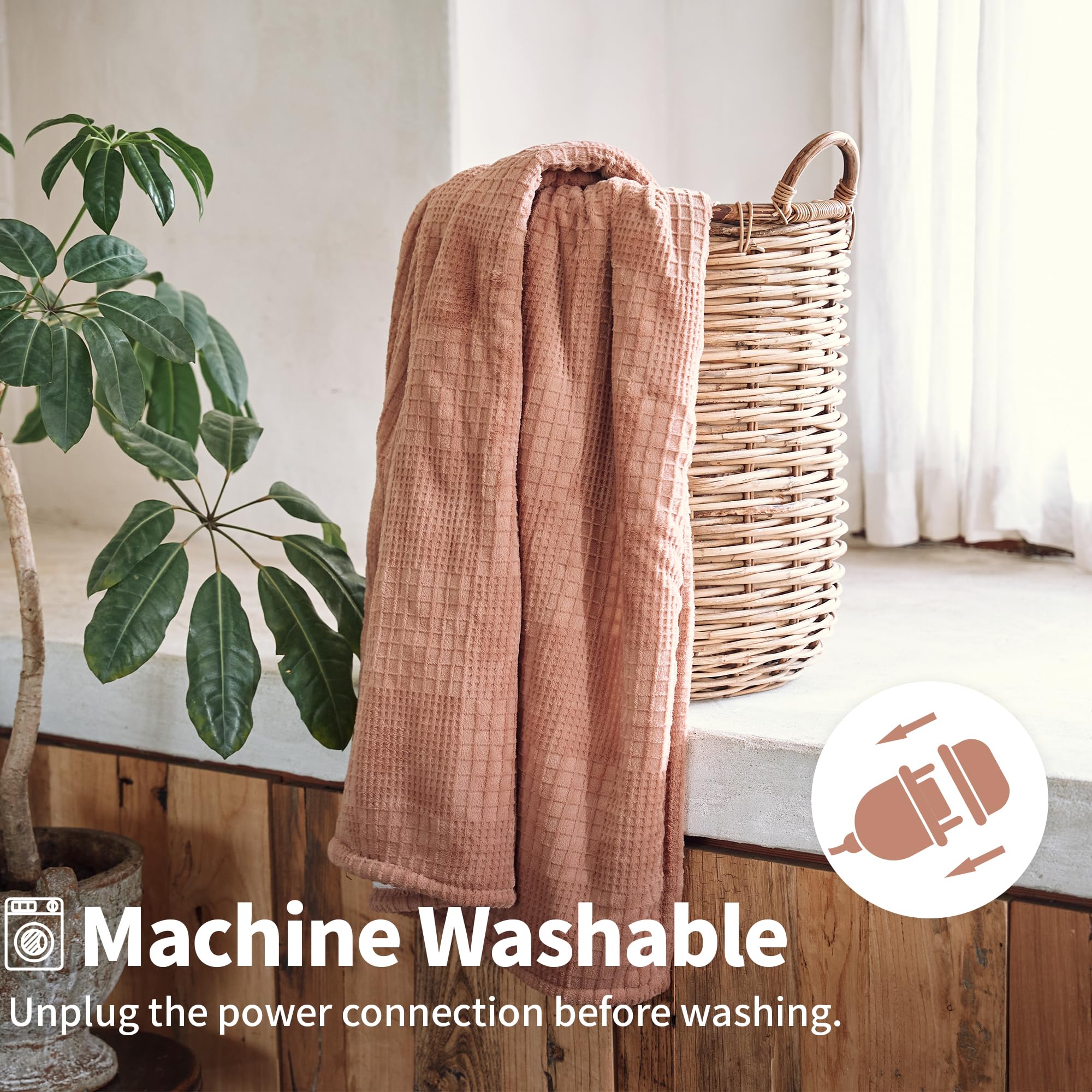 Texciting Manta versátil para cama, sofá y oficina.