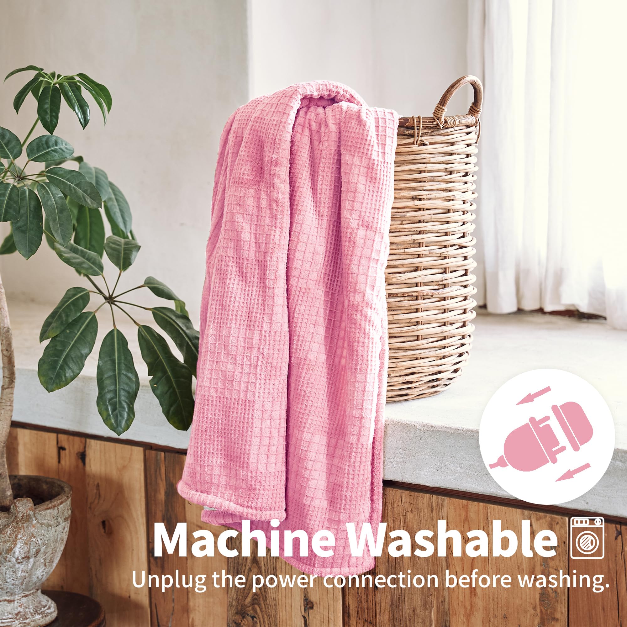 Texciting manta versátil para cama, sofá u oficina.