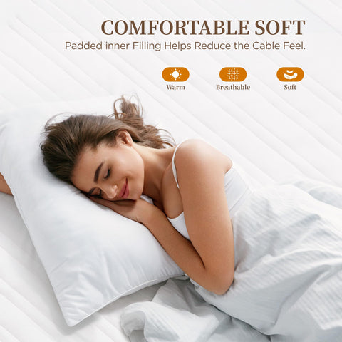 Texciting funda de profundidad para colchón de hasta 16 pulgadas se mantiene en su sitio.