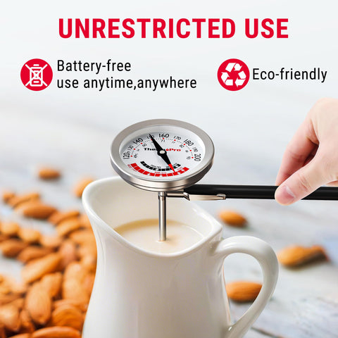 ThermoPro APT200: funcionamiento sin baterías para uso inmediato.