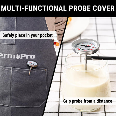 ThermoPro APT200: funda tipo bolígrafo para proteger la sonda y evitar quemaduras.