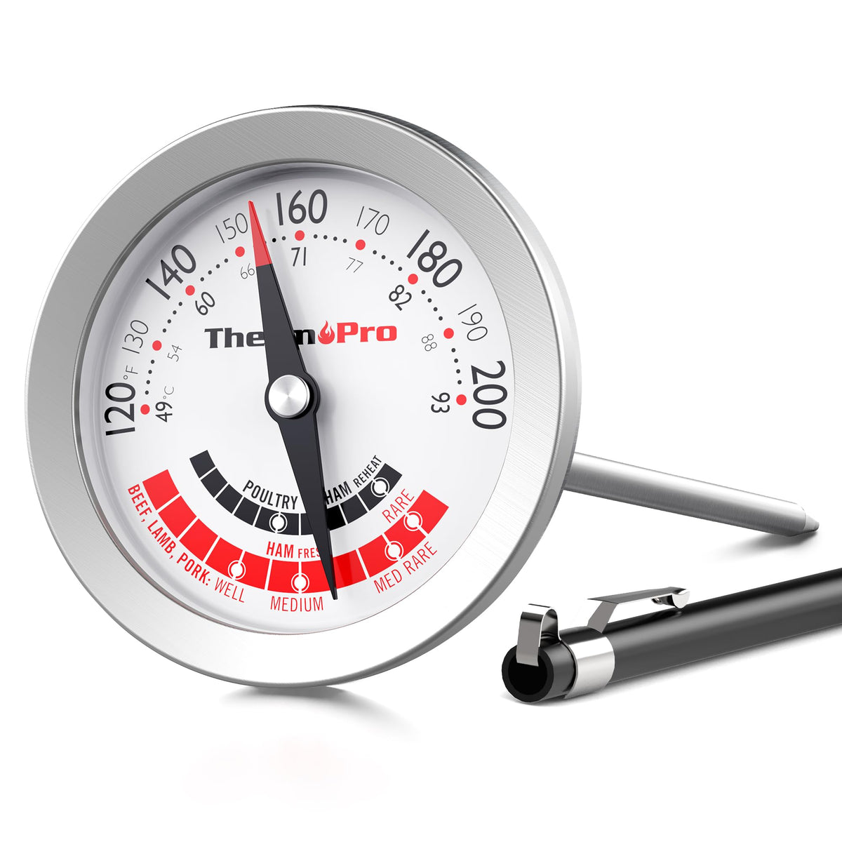 ThermoPro APT200: dial de 2 pulgadas para lectura rápida de temperatura en cocina.