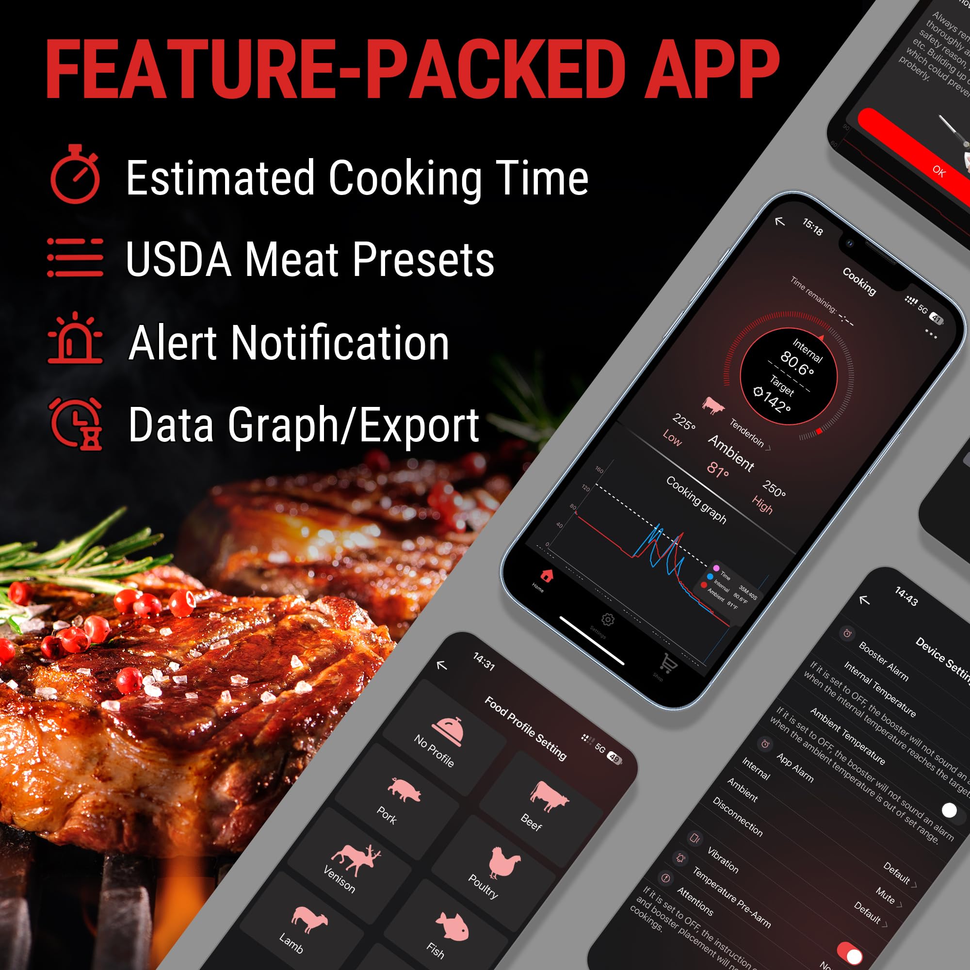 ThermoPro TempSpike configuracion rapida sin cuenta ni wifi