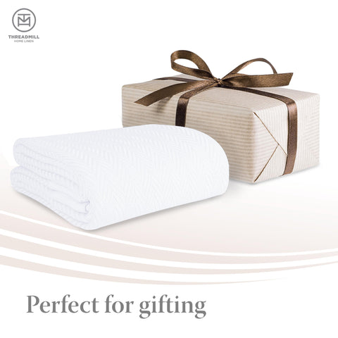 Threadmill manta tamaño cama gemela perfecto para lectura y descanso.