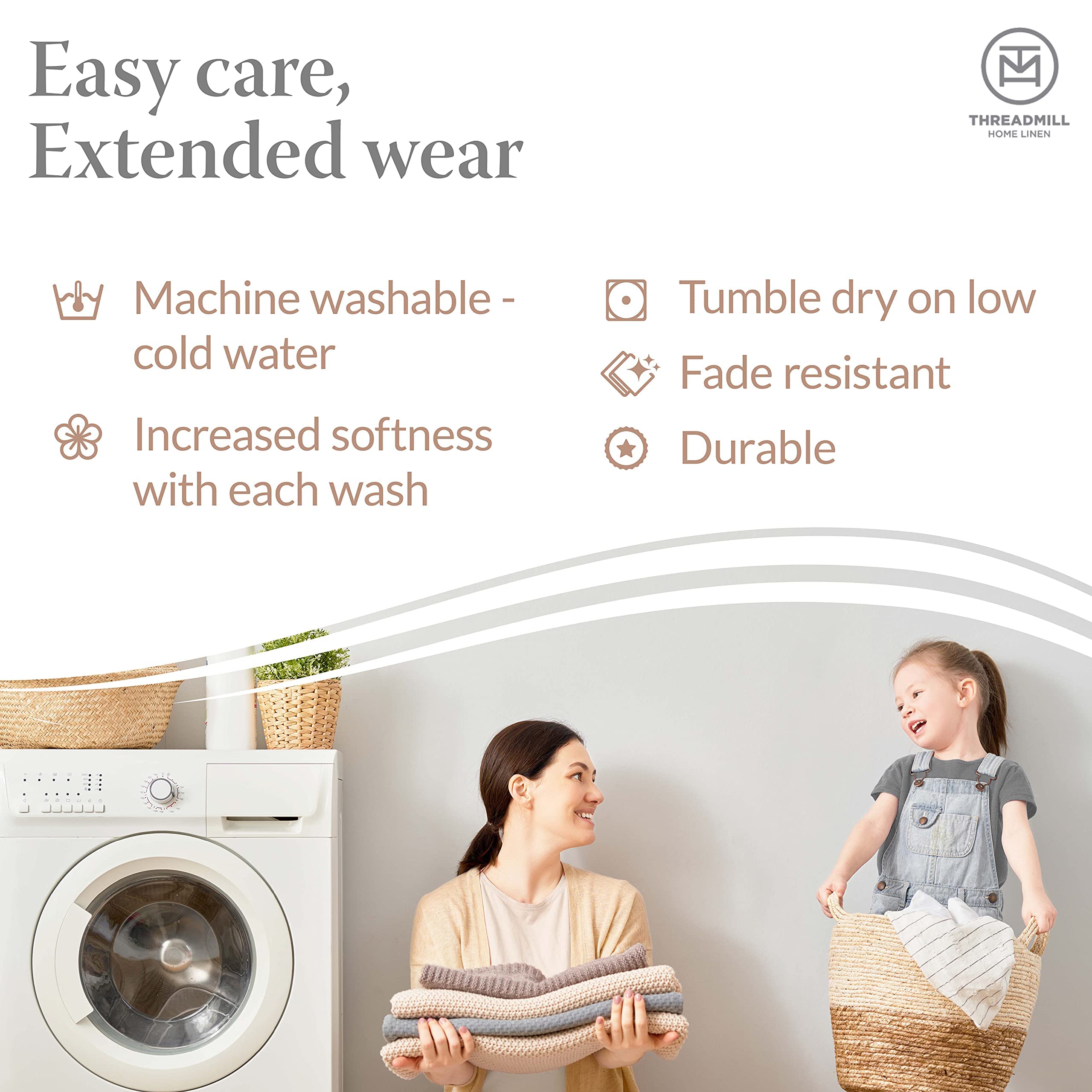 Textura suave Threadmill para sentir comodidad al recostarte en cualquier estación.