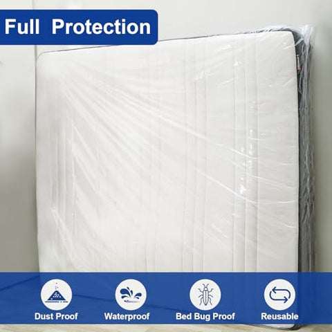 TopSoon bolsa impermeable protege colchón de polvo y agua durante mudanza