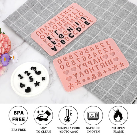 Moldes dulces Trinkrittey silicona rosa para gomitas y caramelos