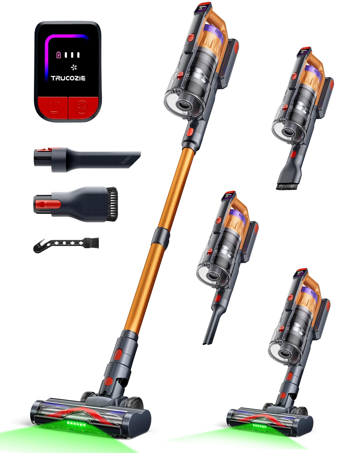 Aspiradora Trucozie, elimina pelo de mascota con succión potente para diferentes superficies.