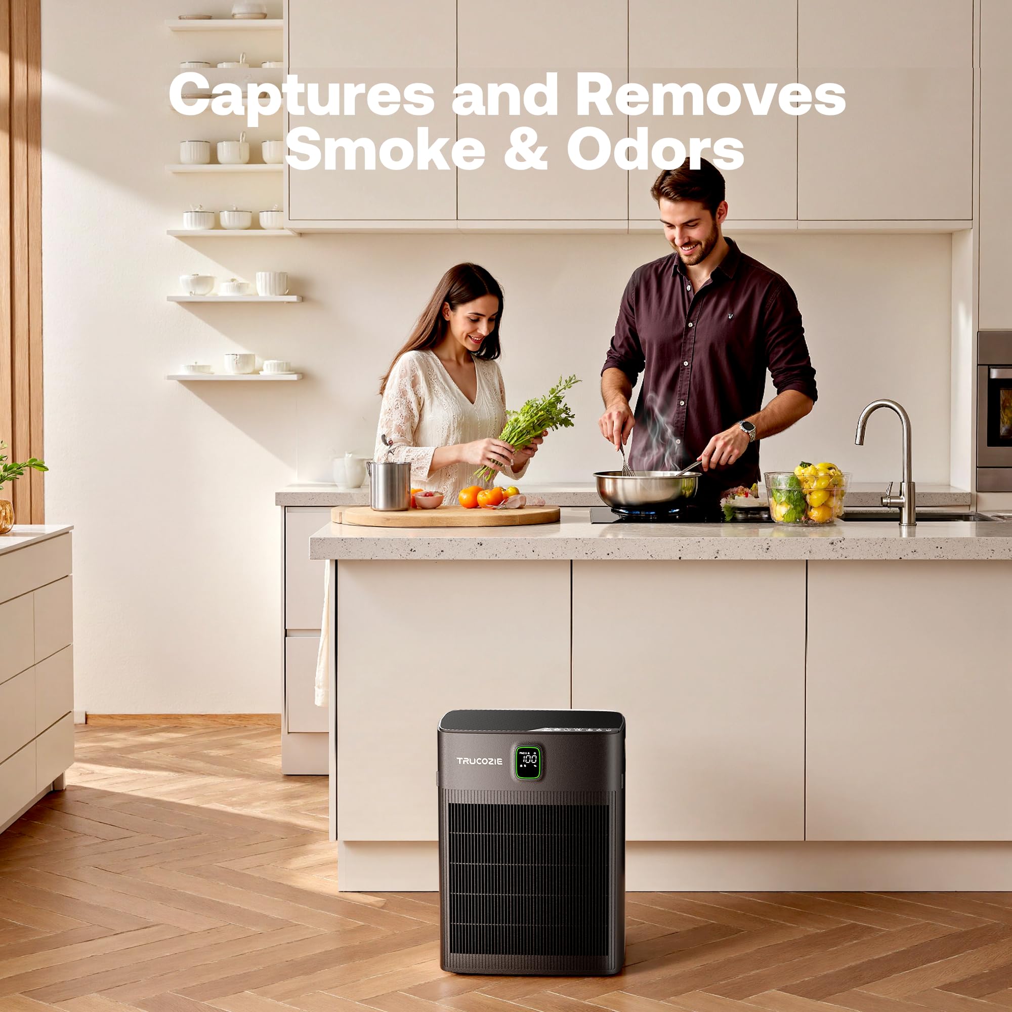 Display de calidad de aire PM2.5 Trucozie T554