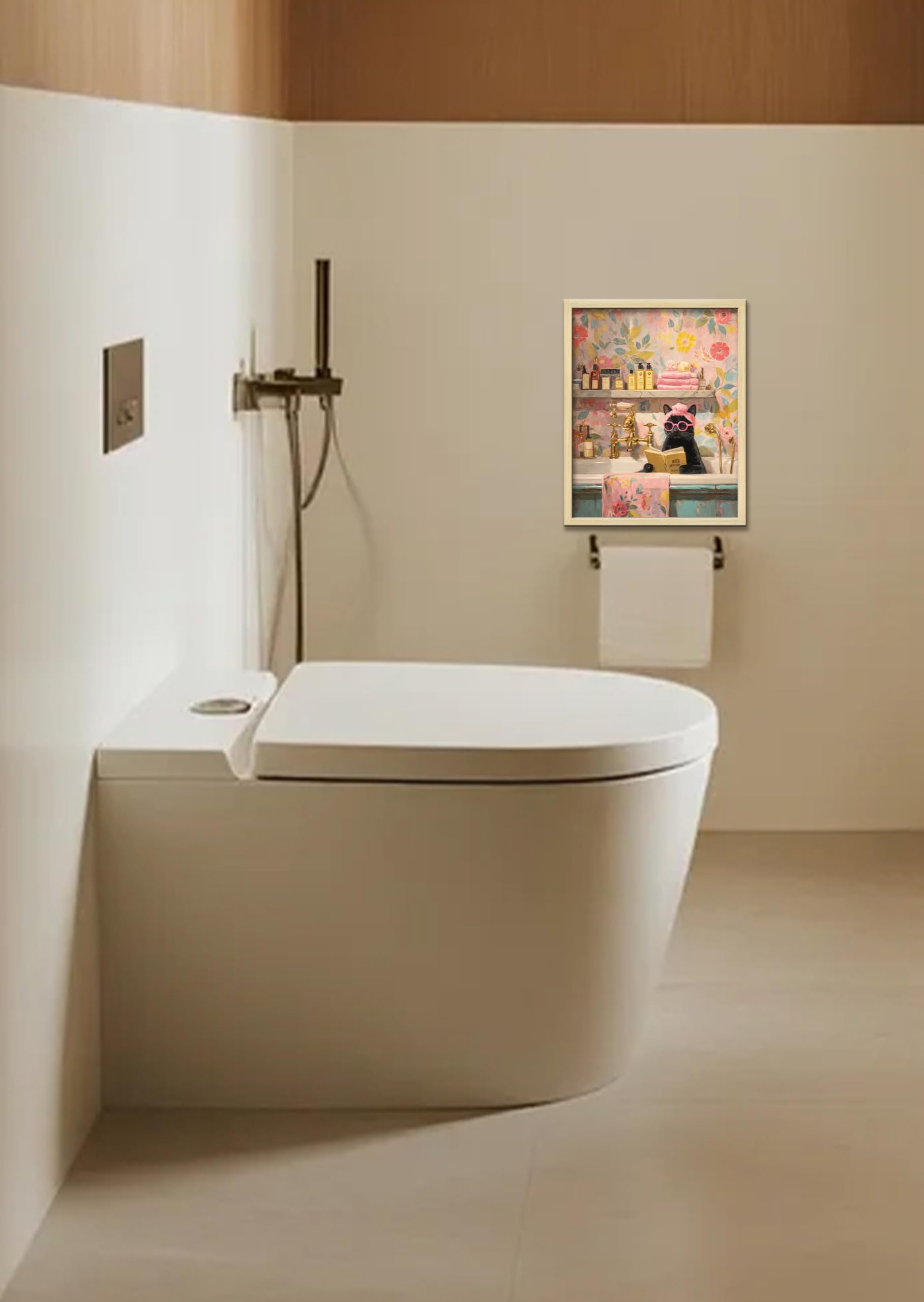 Tsomzxng Arte pared dormitorio: decoracion con toque lúdico para espacio personal.