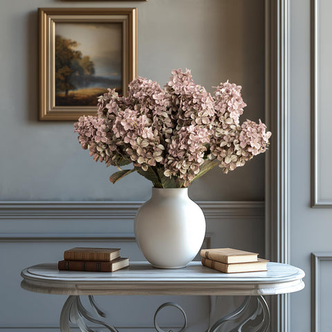 Color marrón elegante de hortensias Ttranewsoo para estilo rústico