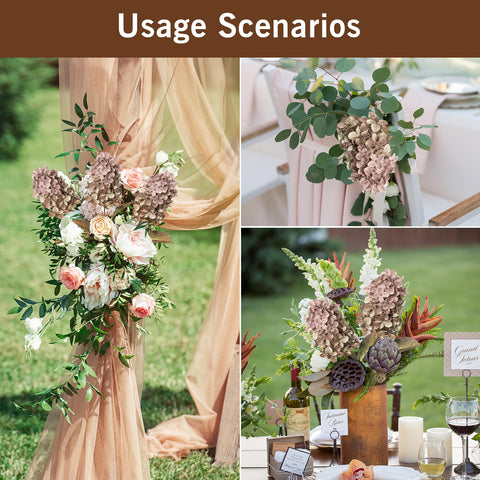 Uso versátil en interiores y exteriores con hortensias Ttranewsoo