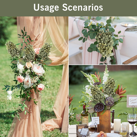 Ttranewsoo Hydrangea: aptas para interiores y exteriores por durabilidad