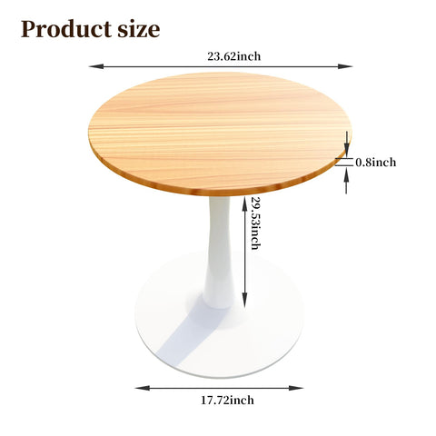 Superficie MDF lisa y fácil de limpiar de la mesa Tulip.