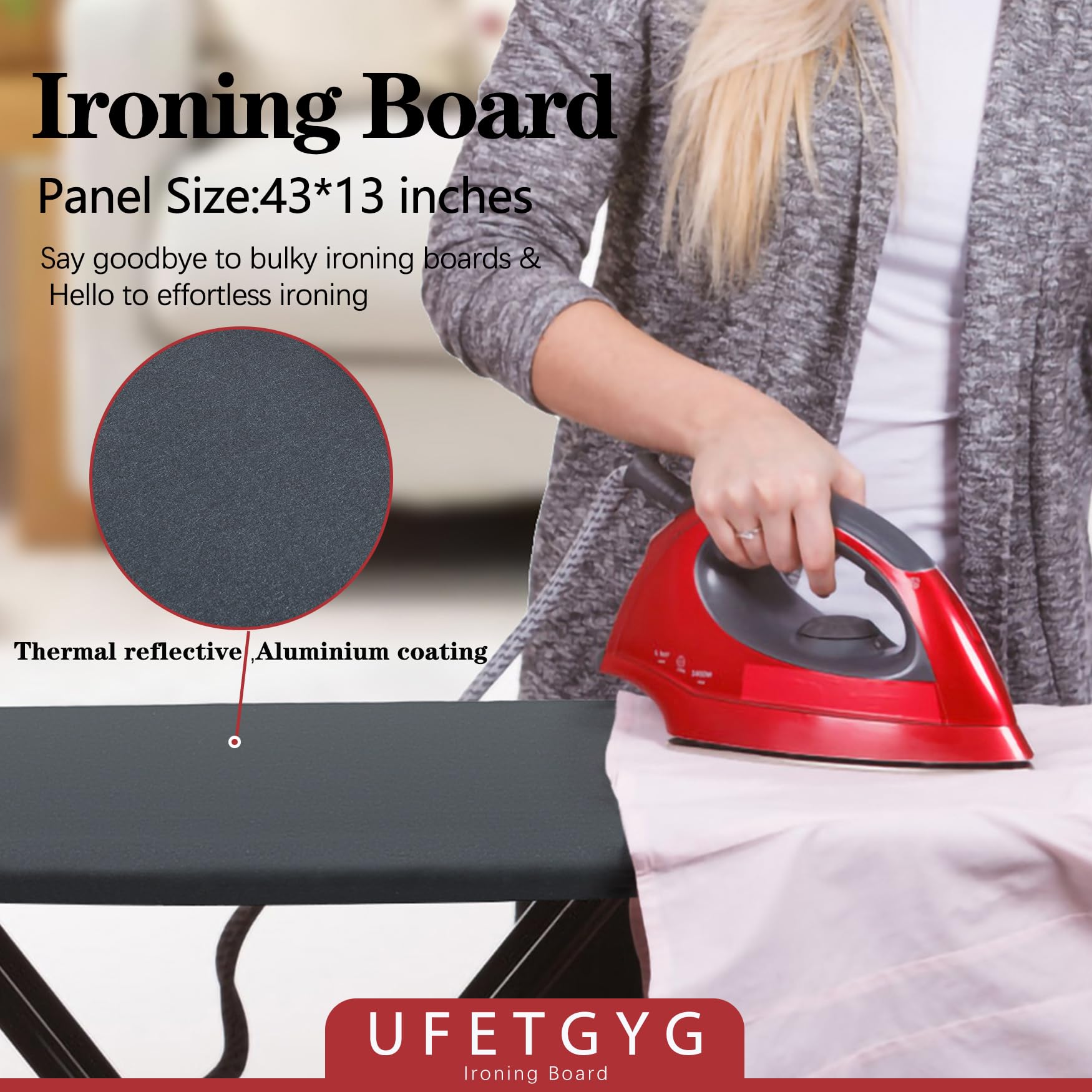 UFETGYG estructura de metal reforzada, durabilidad para uso diario