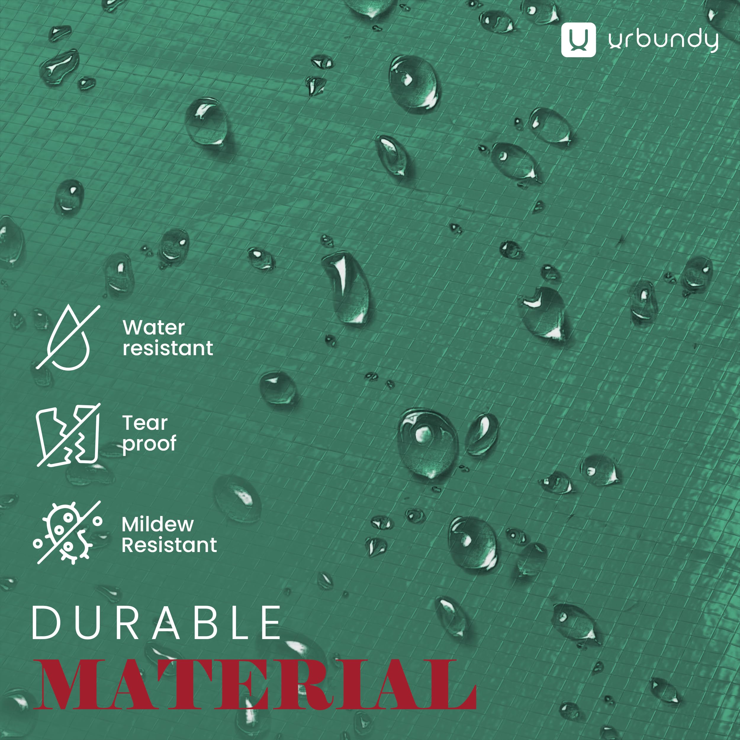 URBUNDY bolsa-guirnalda con asa resistente para transporte sencillo.