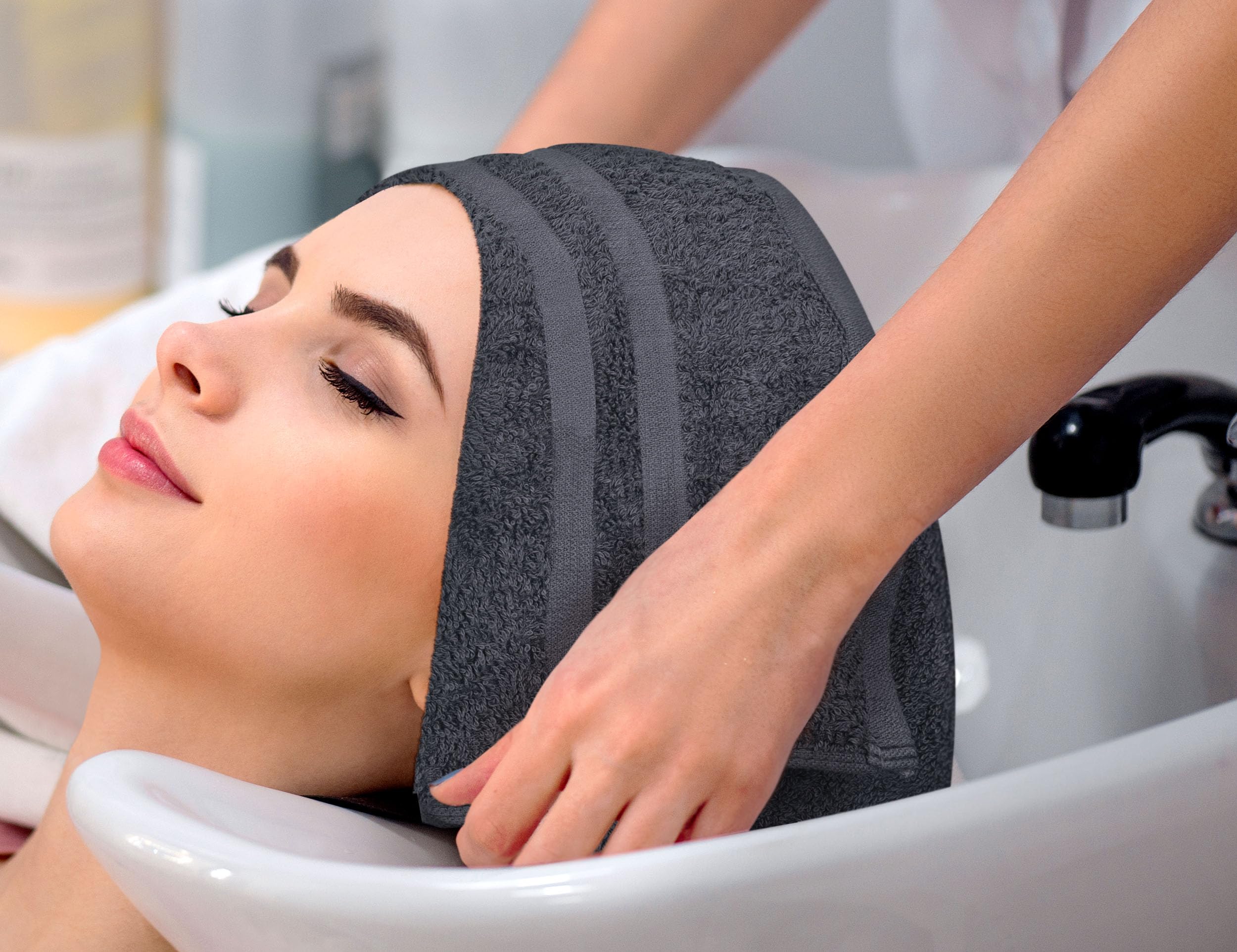 Toallas Utopia: algodón 100% con secado rápido para spa y gimnasio