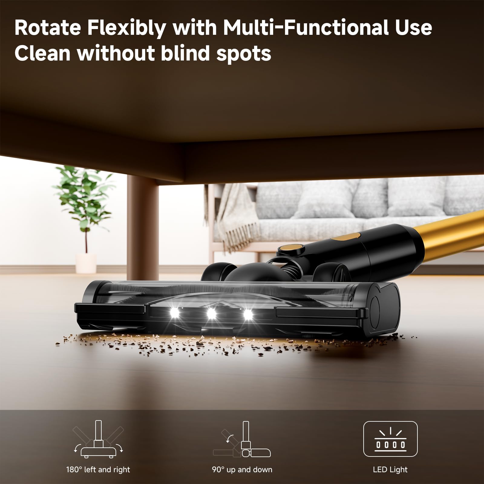 Aspiradora Vaconly inalambrica depósito 1-5 litros para vaciados