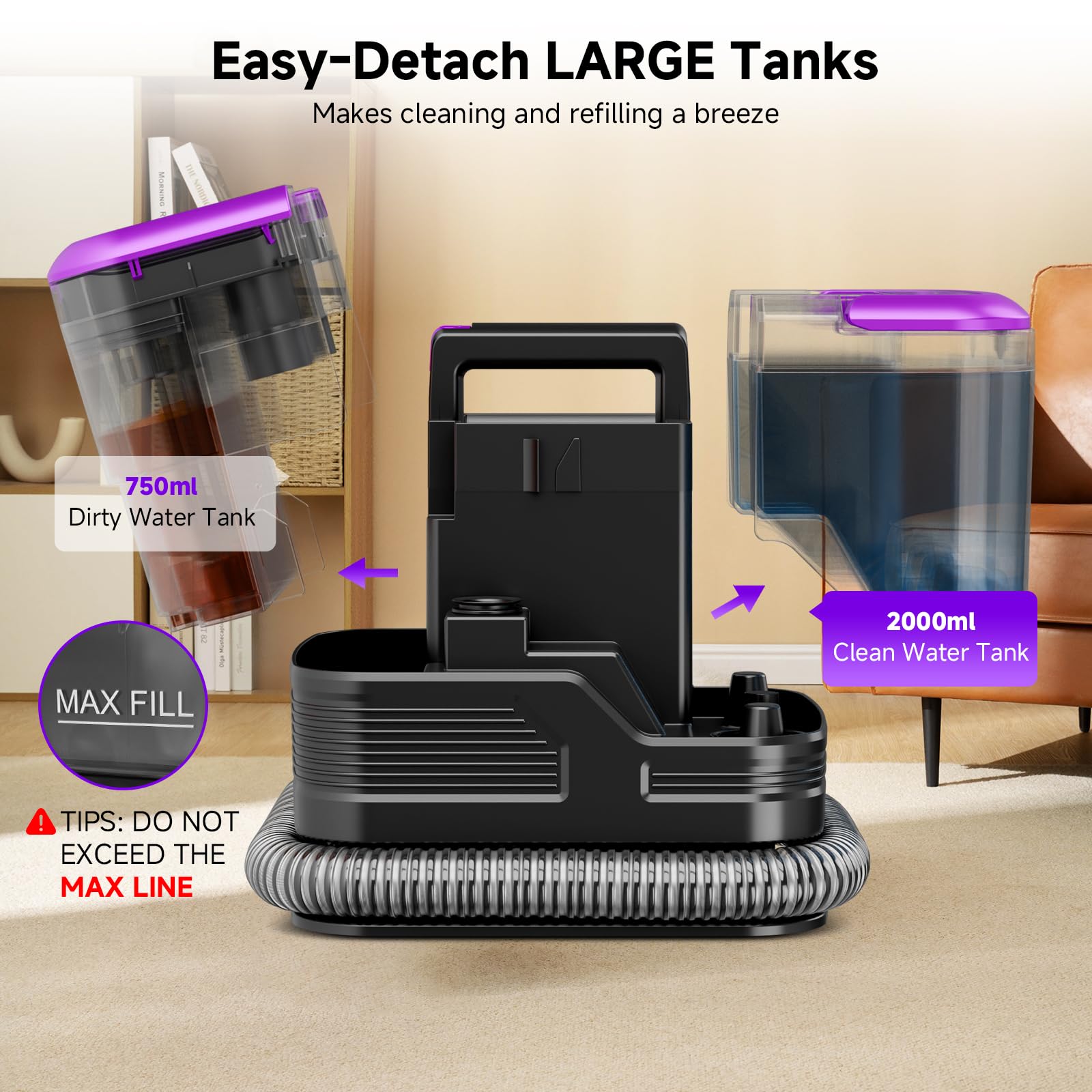 Vaconly diseño compacto para guardar fácilmente