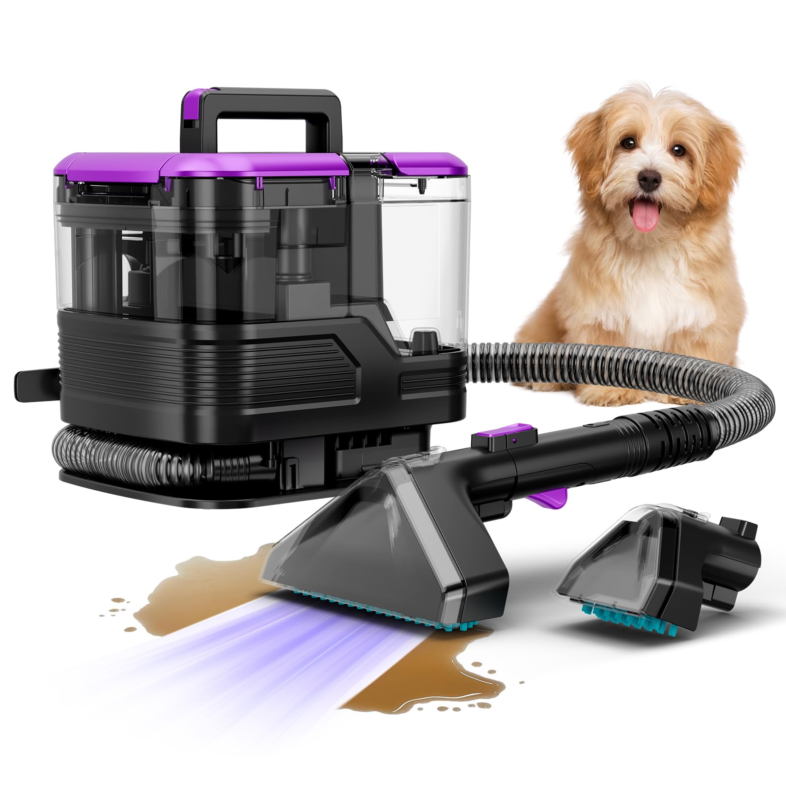 Vaconly limpiador portátil 21kpa para manchas en alfombras