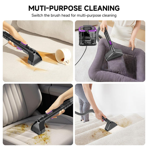 Vaconly limpia telas y tapicería de sofás y coches