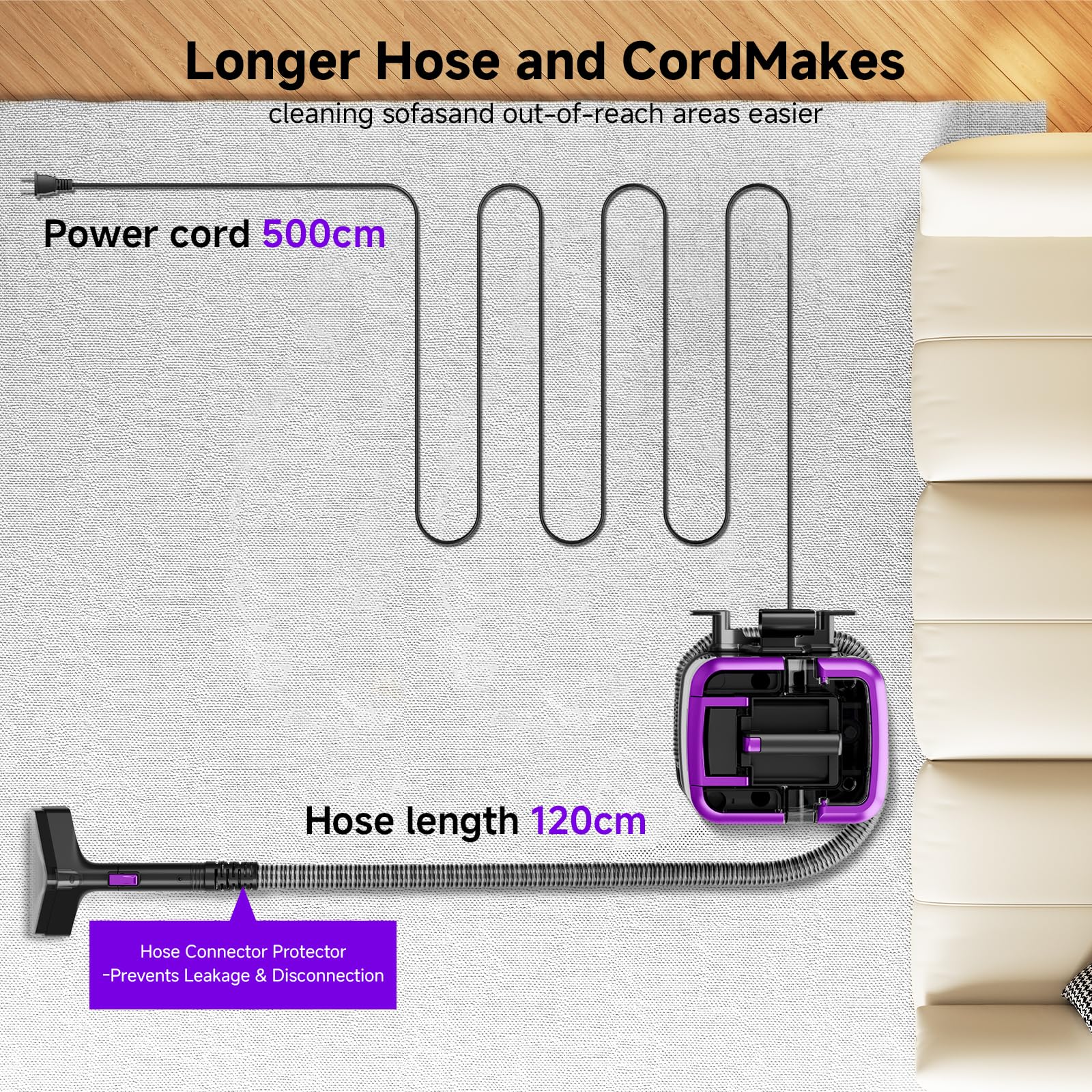 Vaconly mantenimiento fácil con piezas desmontables
