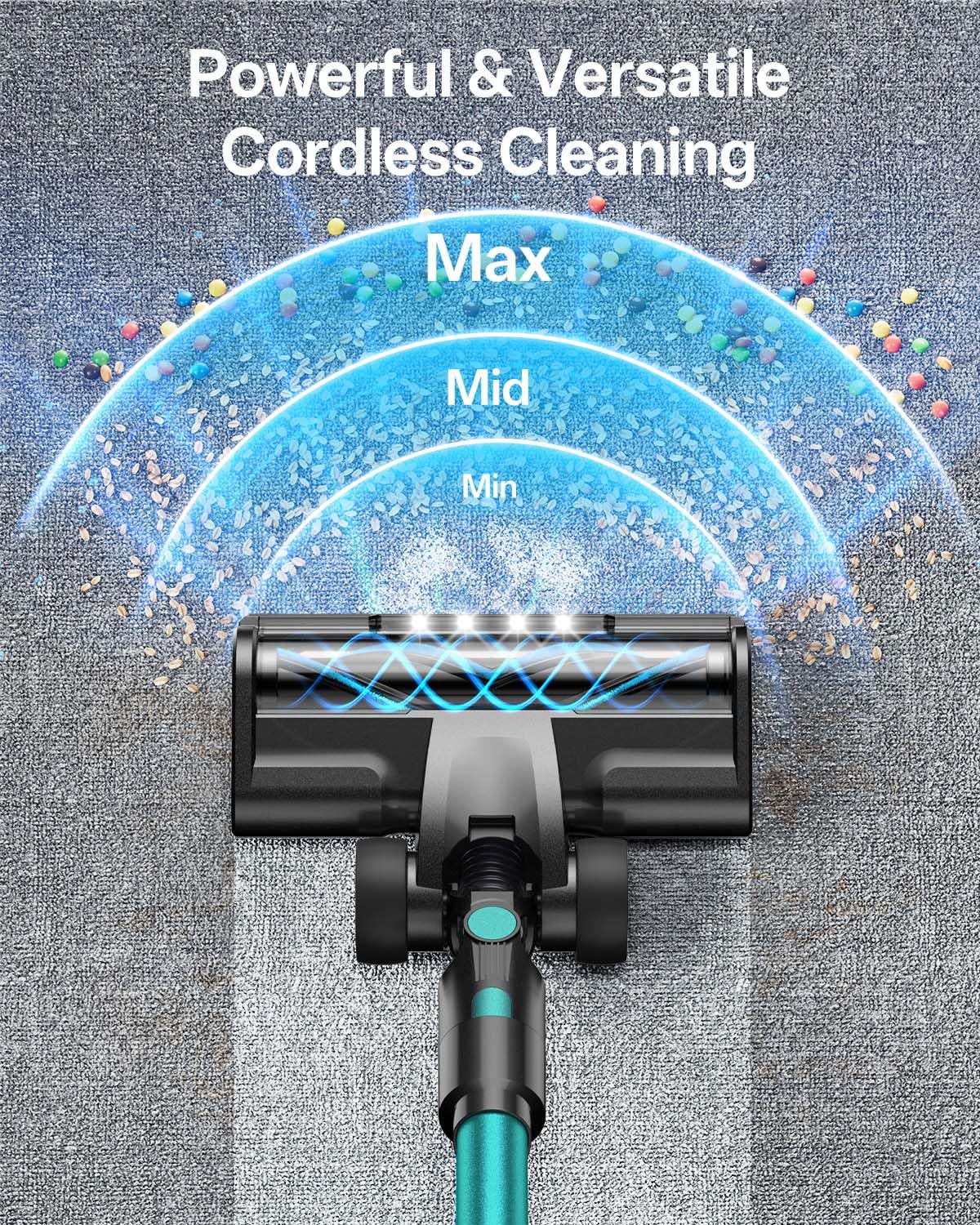 Aspiradora Vacusion se transforma en 2 en 1 para limpieza de sofás y automóviles