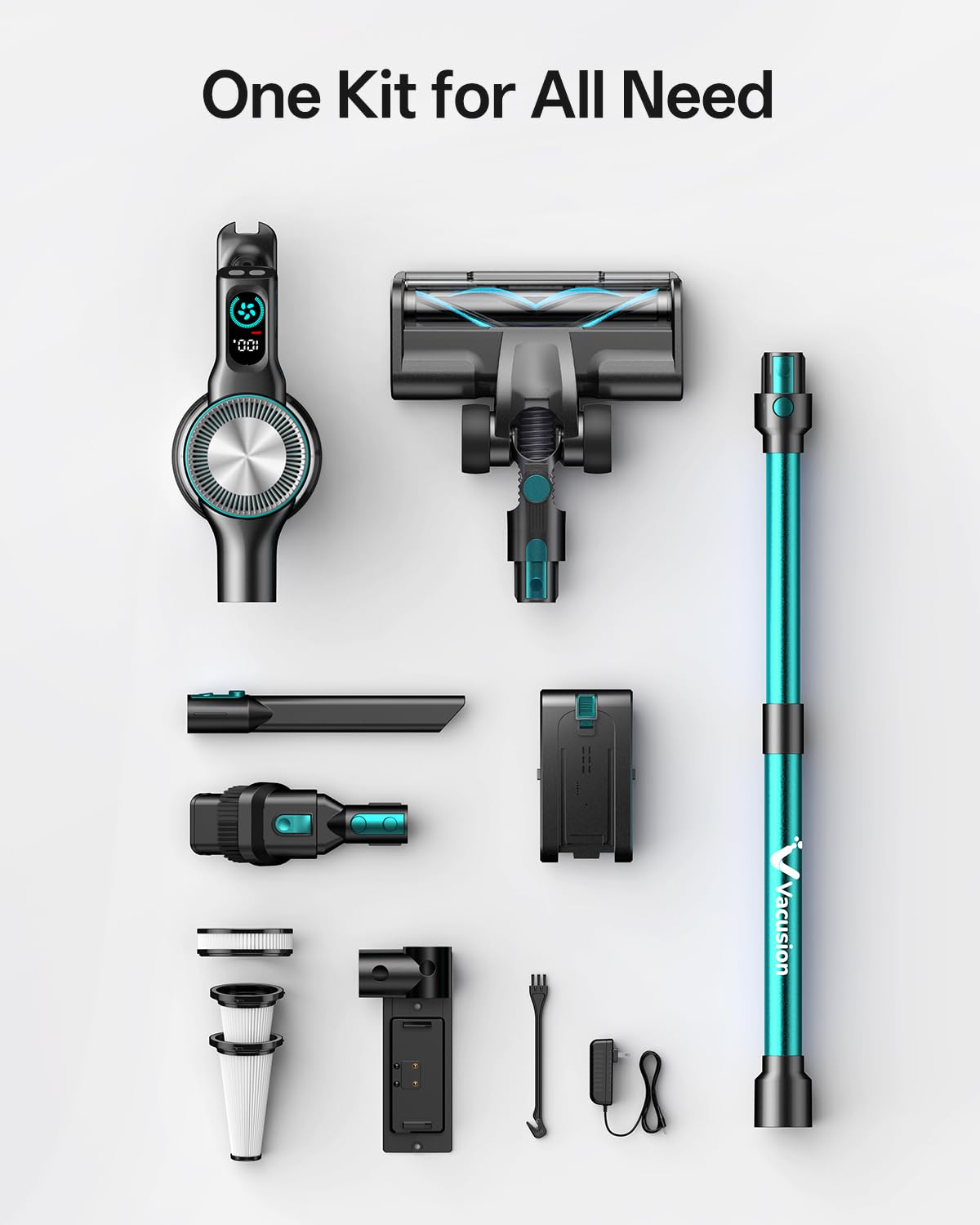 Diseño ergonómico de Vacusion para limpieza cómoda en casa y con mascotas