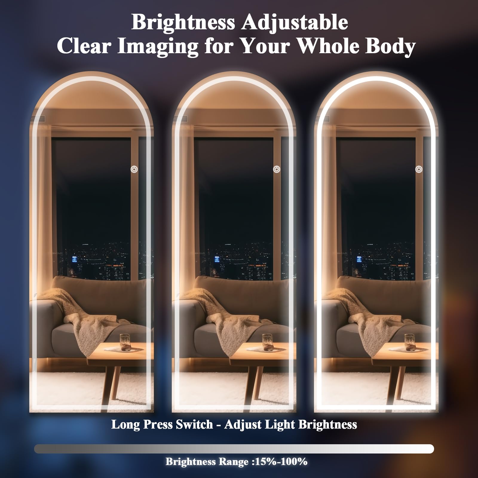 VETROVUE Espejo seguro en empaque, protección durante el envío