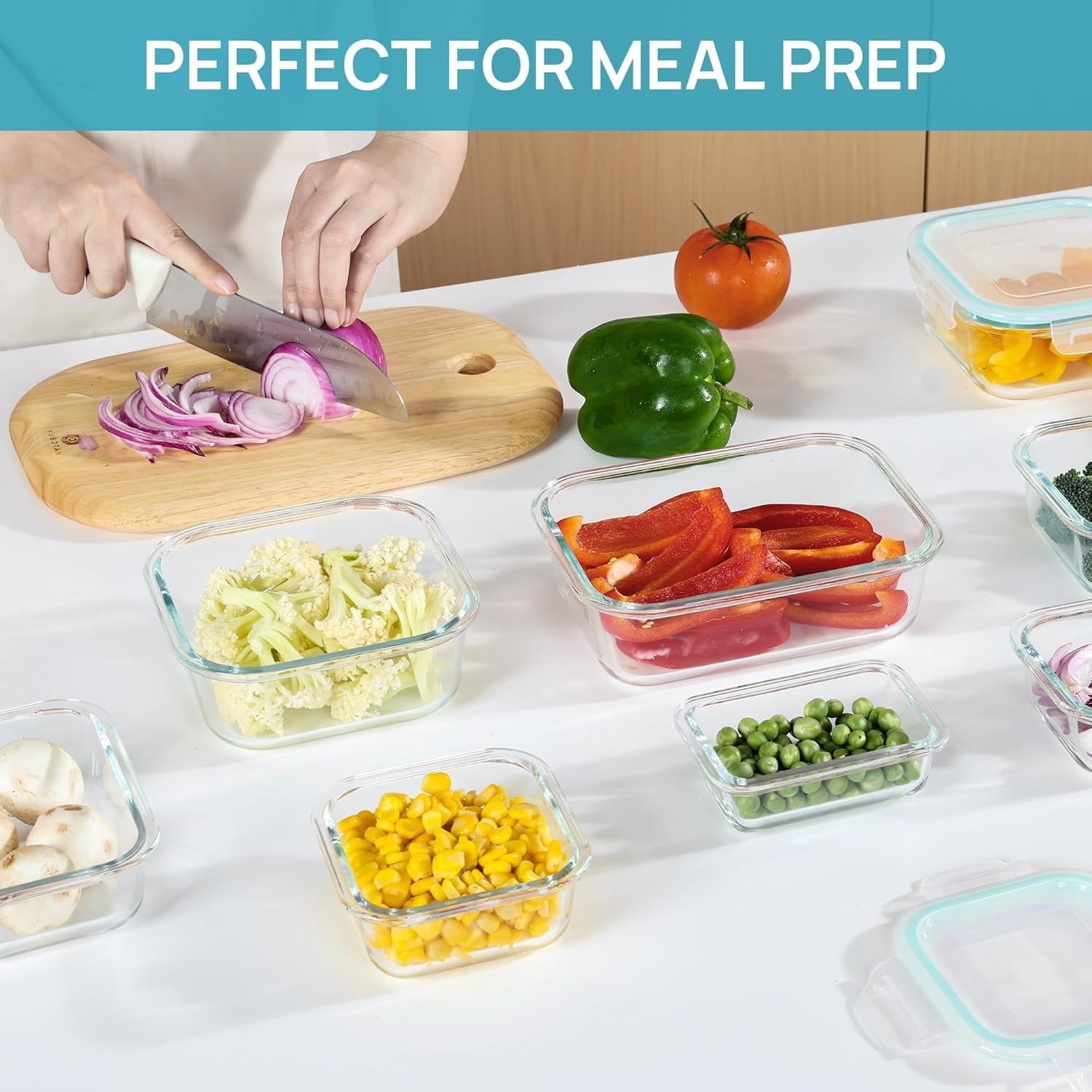 Diseño apilable Vtopmart para ahorrar espacio en la cocina