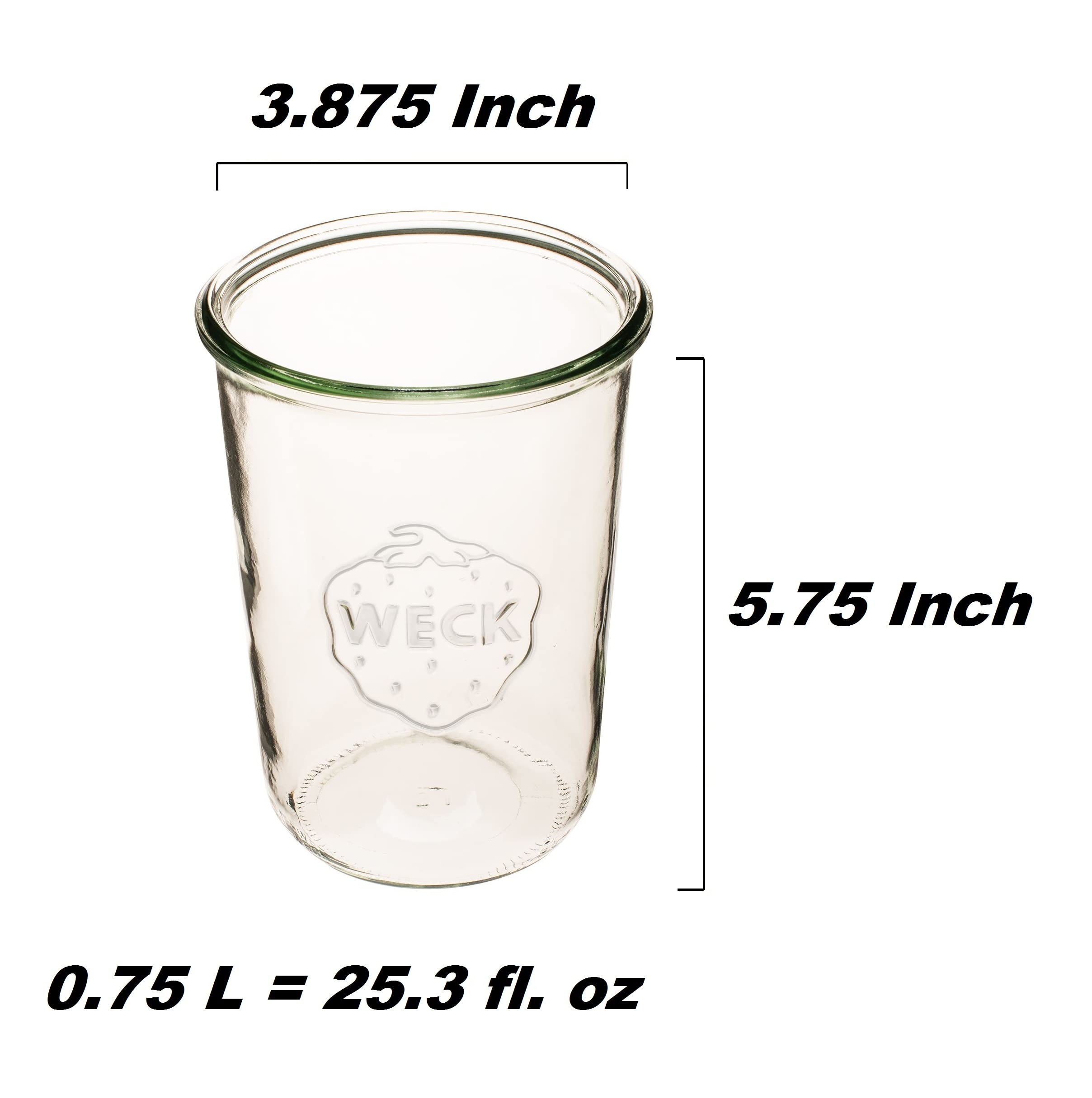 Weck Jarras Molde 743, tapa de madera, cierre hermético y estilo en la despensa.