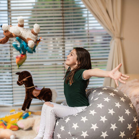 WEKAPO gran capacidad para hasta cien peluches.