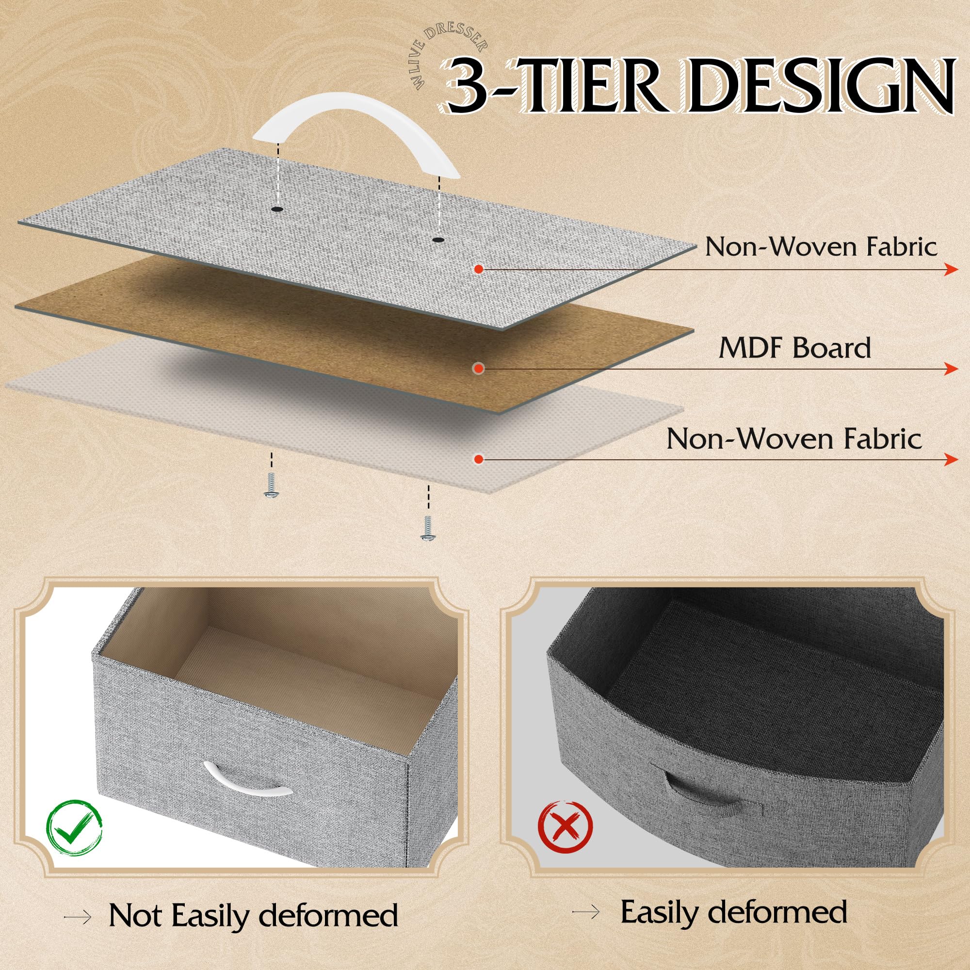 WLIVE montaje sencillo con herramientas e instrucciones incluidas.