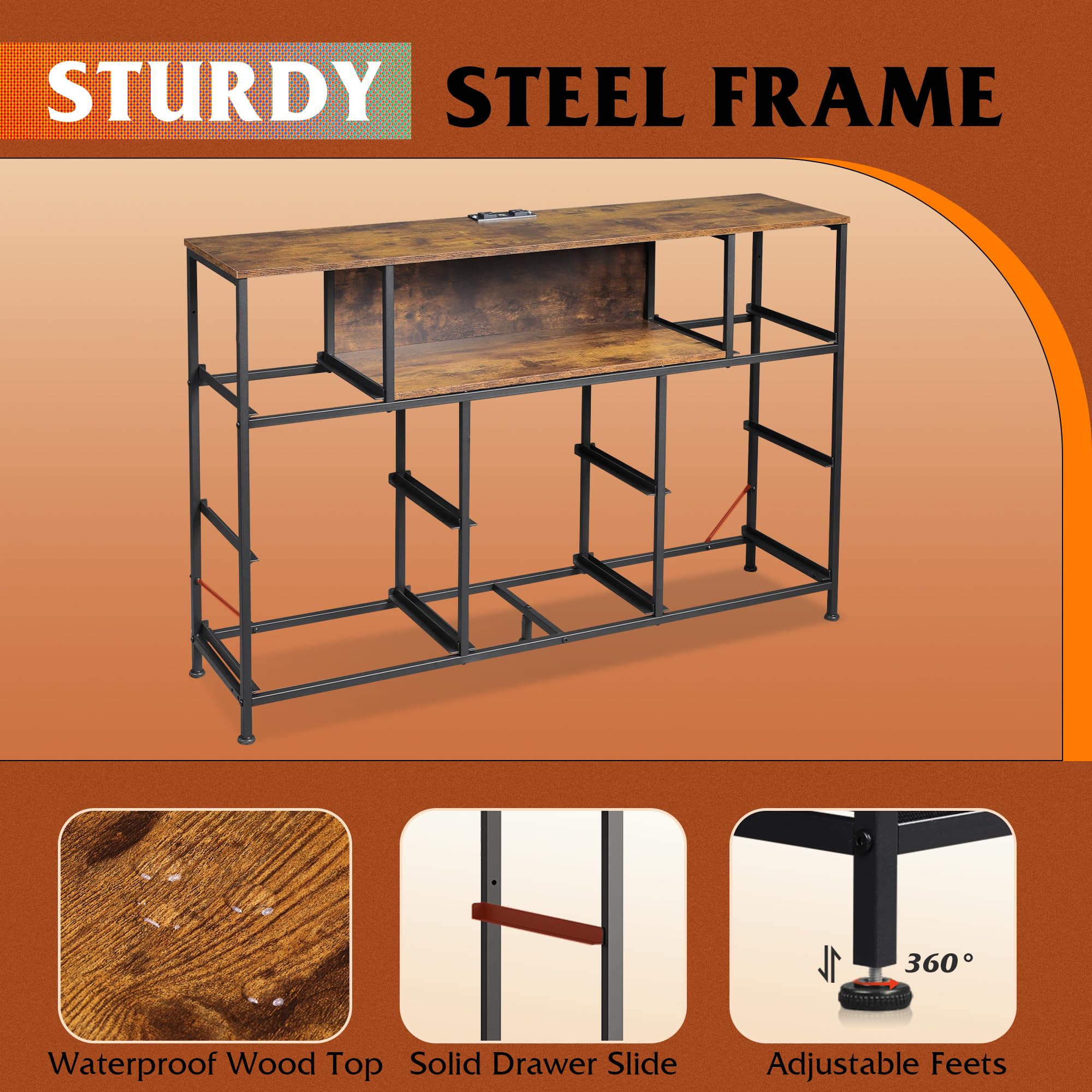 WLIVE Montaje rápido con guía detallada