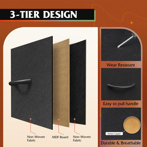 Espacios de almacenamiento amplios para televisores y objetos