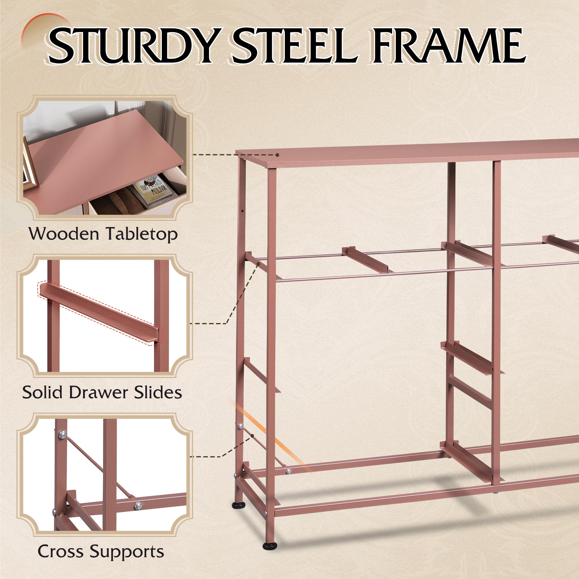 Cajonera adecuada para dormitorio, sala o pasillo