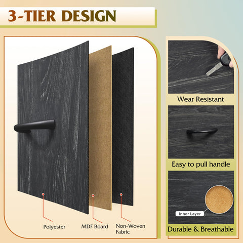WLIVE comoda dimensiones amplias: 100 cm de largo, 30 cm de ancho, 77 cm de alto.
