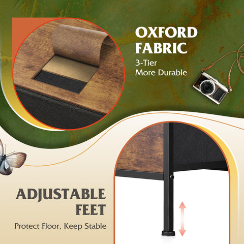 WLIVE Comoda con pies ajustables, protege el suelo